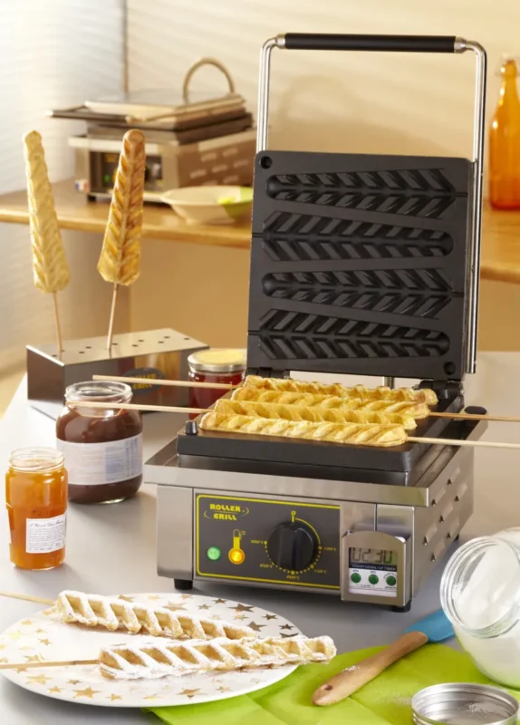 Expédié Aujourd’hui Gaufrier GES23 230v 4 pièces Roller Grill