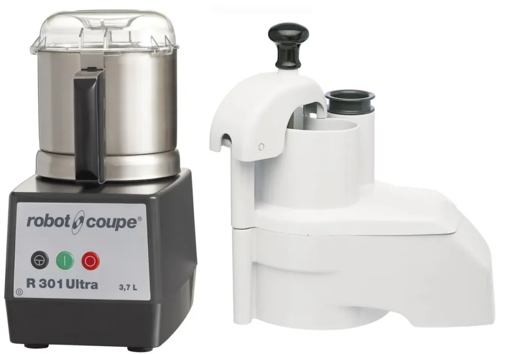 Cutter + coupe légumes + 4 disques R301 80 couverts 650 W 230v Robot Coupe Nouvel Arrivage