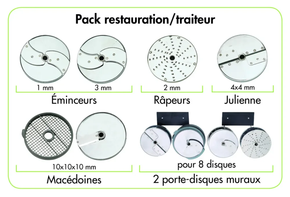 Haute Qualité Disque Ø 190 mm Robot Coupe (6 pièces)