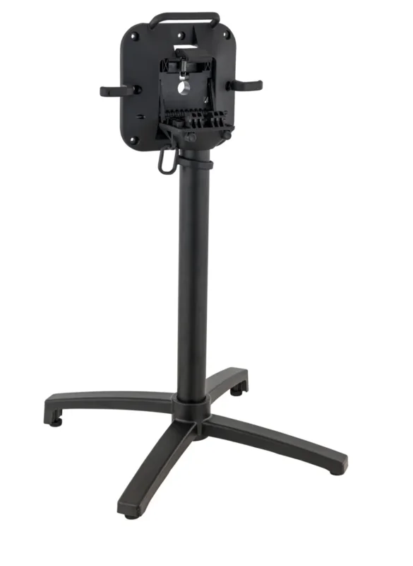 Pied de table avec sytème pliant d''extérieur noir Modena Flexmob Petit Prix