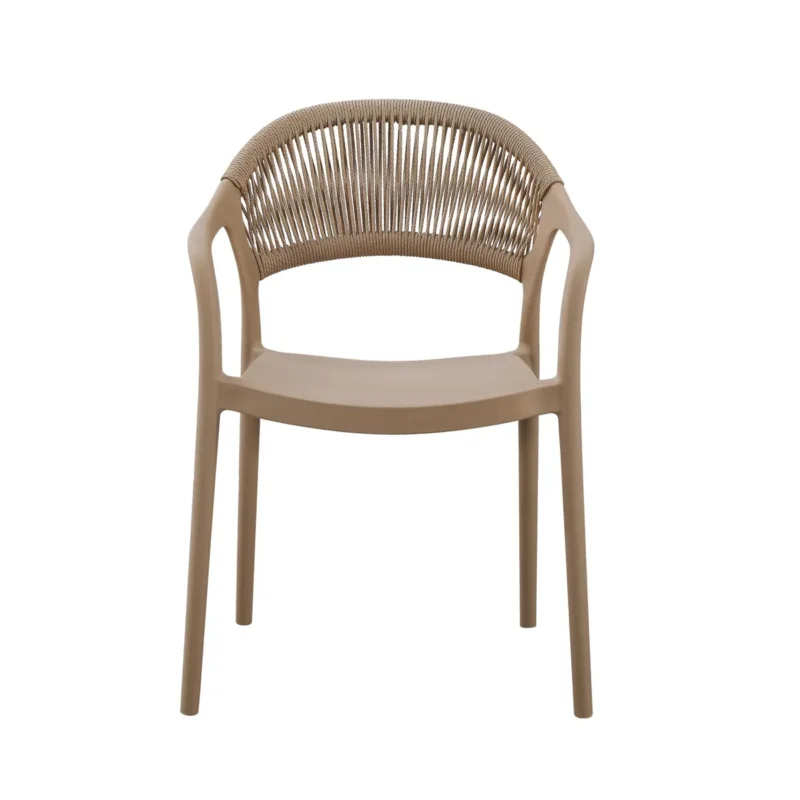 Fauteuil d'extérieur taupe 79x56x54 cm Rotterdam Flexmob Produit De Marque