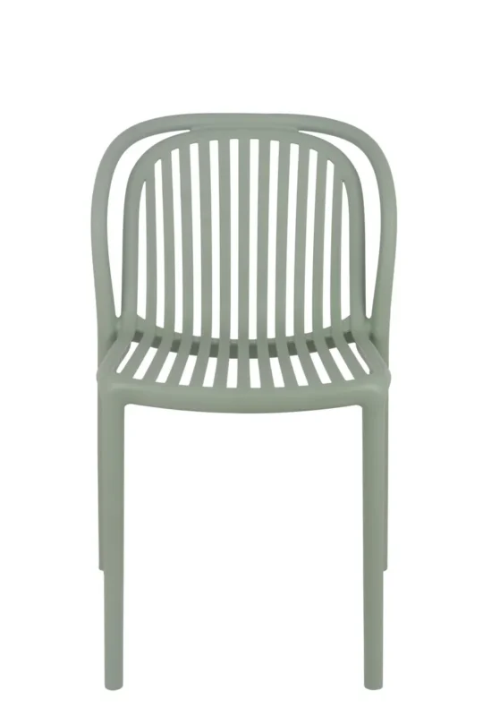 Chaise de terrasse vert sauge 78x51x57 cm Dubai Flexmob Authentique