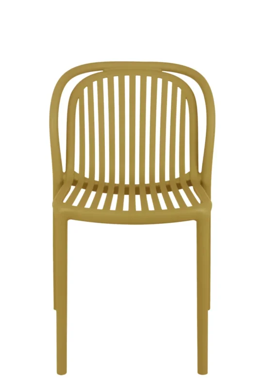 Chaise d'extérieur jaune 78x51x57 cm Dubai Flexmob Offre Limitée