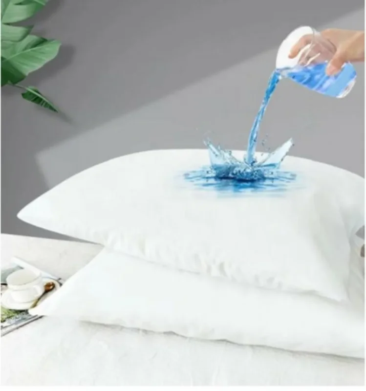 Pas Cher Sous taie oreiller molleton PU 60x60 cm coton