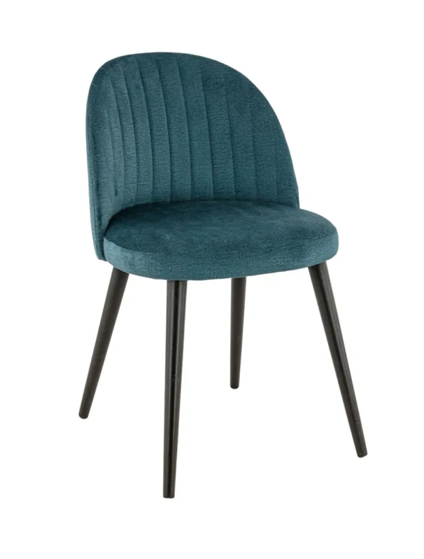 Prix Cassé Chaise d'intérieur bleu pétrole 81x49x55 cm Emile Flexmob