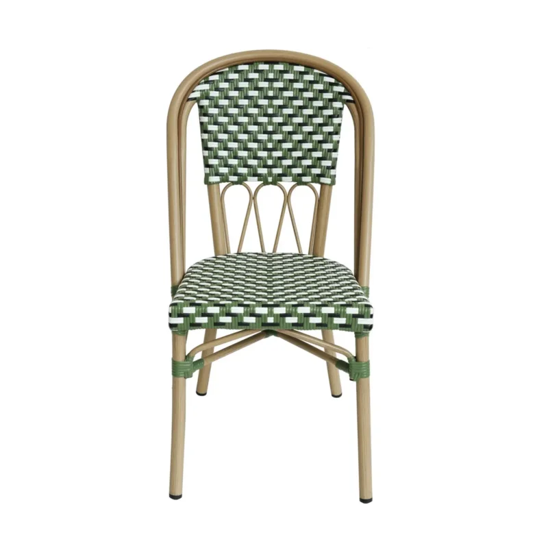 Satisfait Ou Remboursé Chaise d'extérieur olive 87x47x59 cm Elysee Flexmob