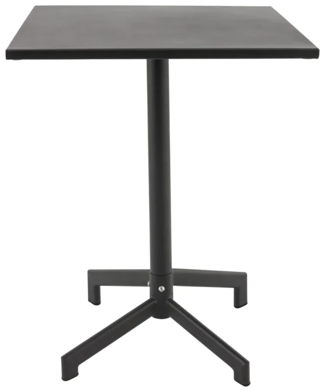 Livraison Express Table avec sytème pliant d''extérieur gris anthracite 60x60x75,5 cm Pigalle Flexmob
