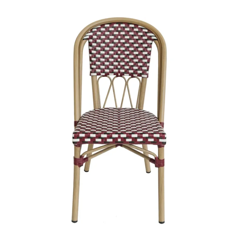Livraison Express Chaise d'extérieur bordeaux 87x47x59 cm Elysee Flexmob