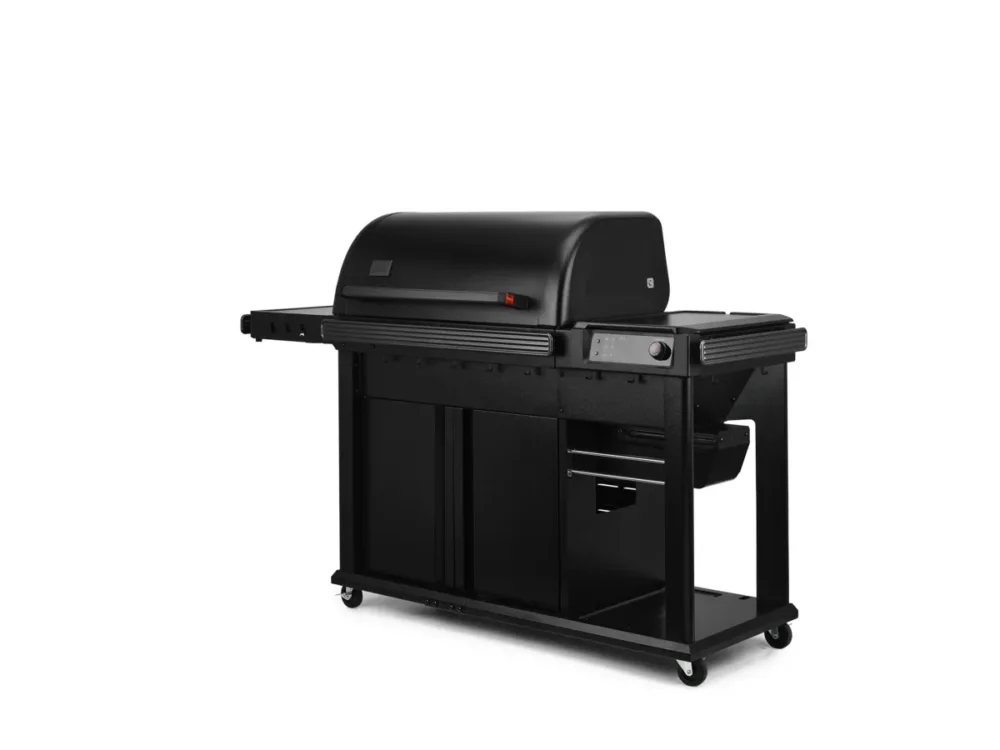 Nouveauté Barbecue acier 119,3x68x170,1 cm Woodridge Elite Le Marquier