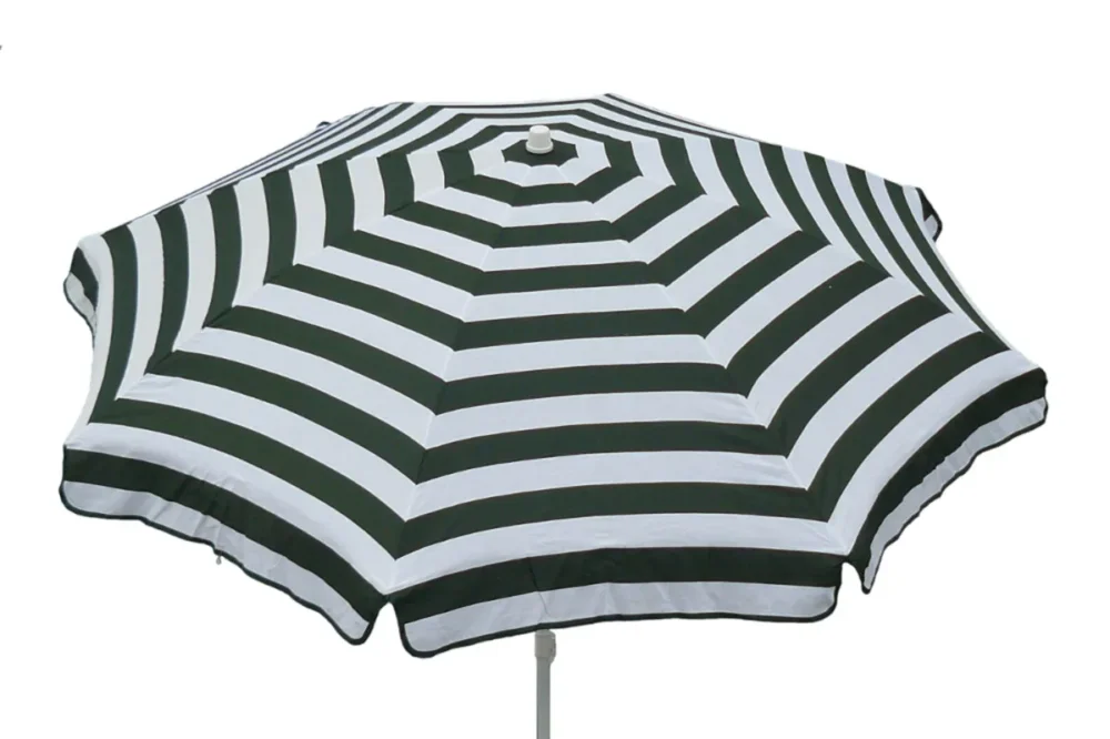 Parasol blanc Ø 200 cm Vente Flash