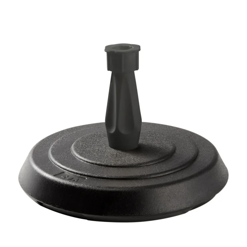 Pied de parasol rond gris foncé Bon Plan