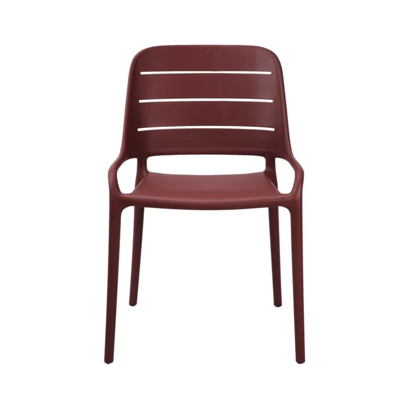 Nouvelle Collection Chaise d'extérieur rouge 82x53x52 cm Foggia Flexmob