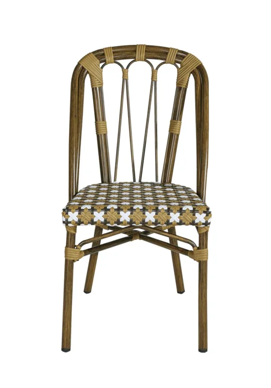 Chaise d'extérieur camel 88x46x61 cm Auteuil Flexmob Bon Marché