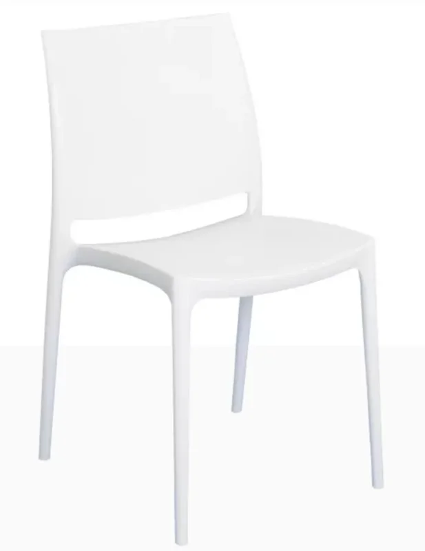 Promotion Saisonnière Chaise blanc 81x44x50 cm Maya Flexmob