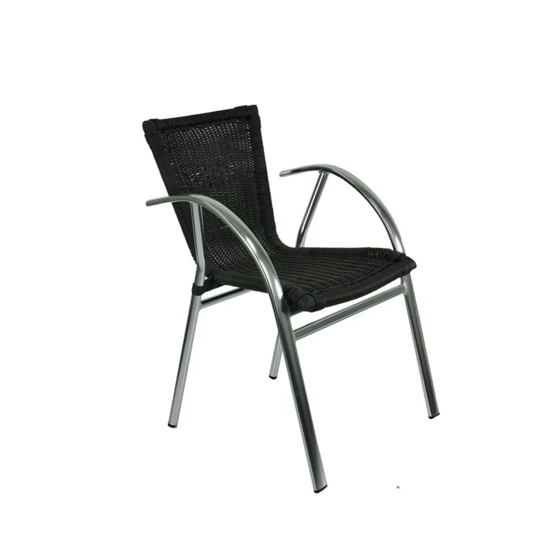 Fauteuil noir 79x54x61 cm Solde