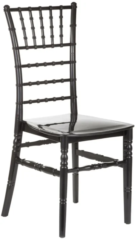 Marque Chaise noir brillant 92x41x43 cm Tiffany Flexmob