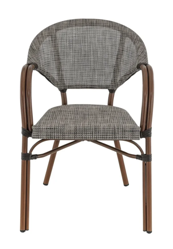 Nouvel Arrivage Fauteuil de terrasse gris 85x57x63 cm Blois Flexmob