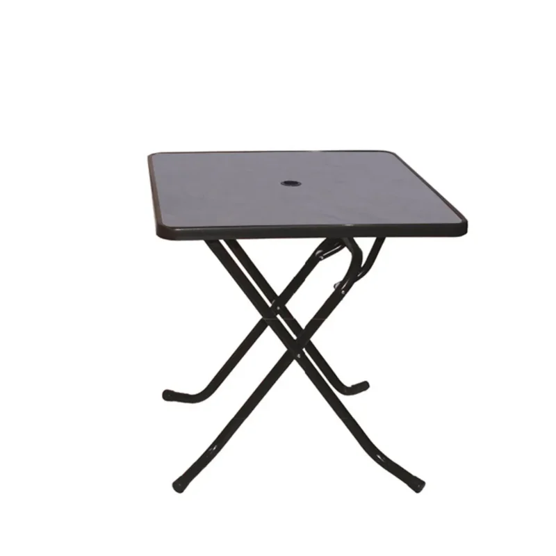 Table gris anthracite 73,7x67x67 cm Bon Plan
