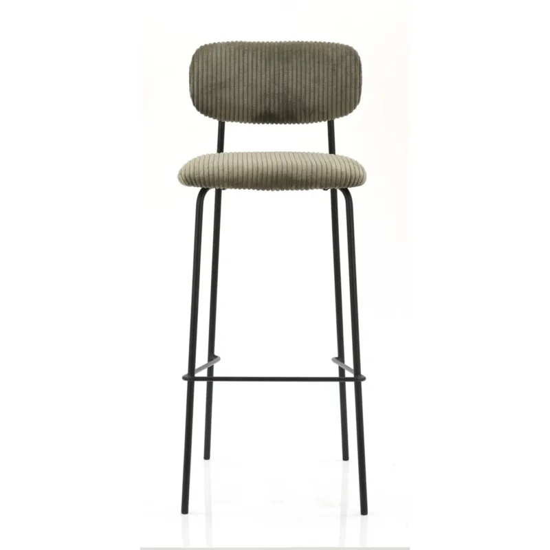 Tabouret de bar vert olive 103x42,2x45 cm Paul Flexmob Populaire