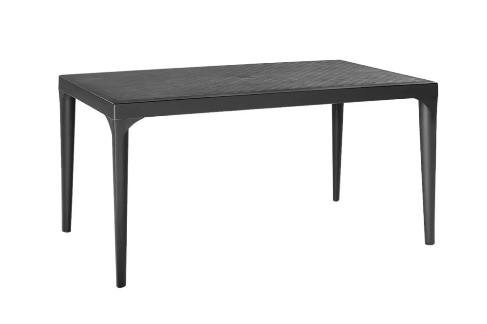 Satisfait Ou Remboursé Table d'extérieur gris anthracite