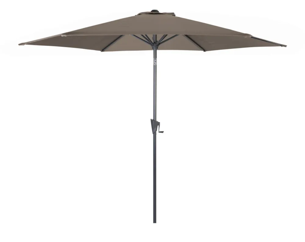 Parasol taupe Ø 300 cm Offre Spéciale