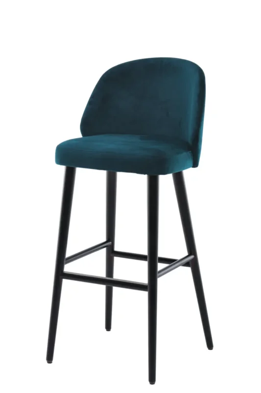 Tabouret de bar d'intérieur bleu pétrole 105x52x57 cm Oscar Flexmob Expédié Aujourd’hui