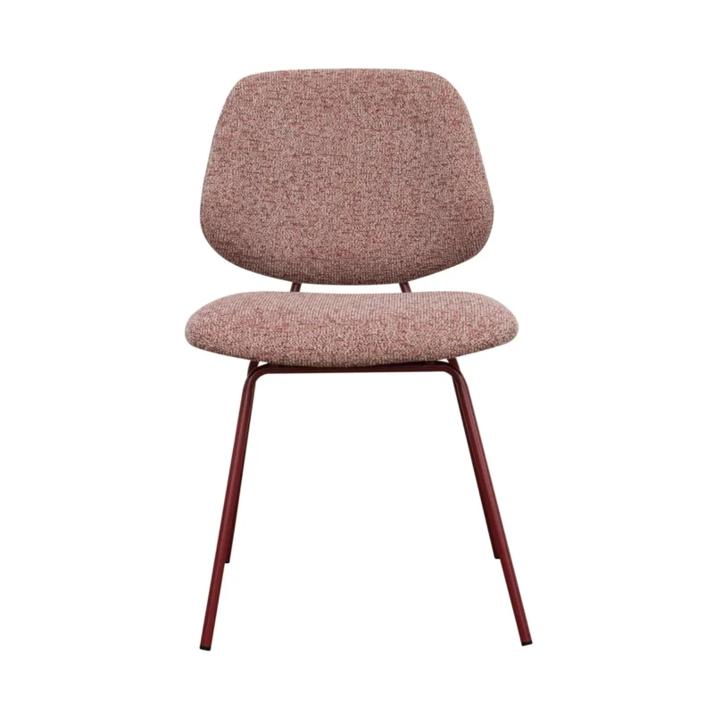 Chaise bordeaux 80x50x58,2 cm Franck Flexmob Livraison Gratuite