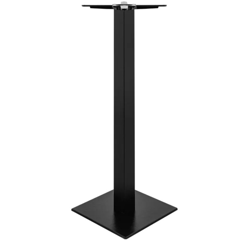 Pied de table bar noir 40x40x108 cm Prato Flexmob Réduction
