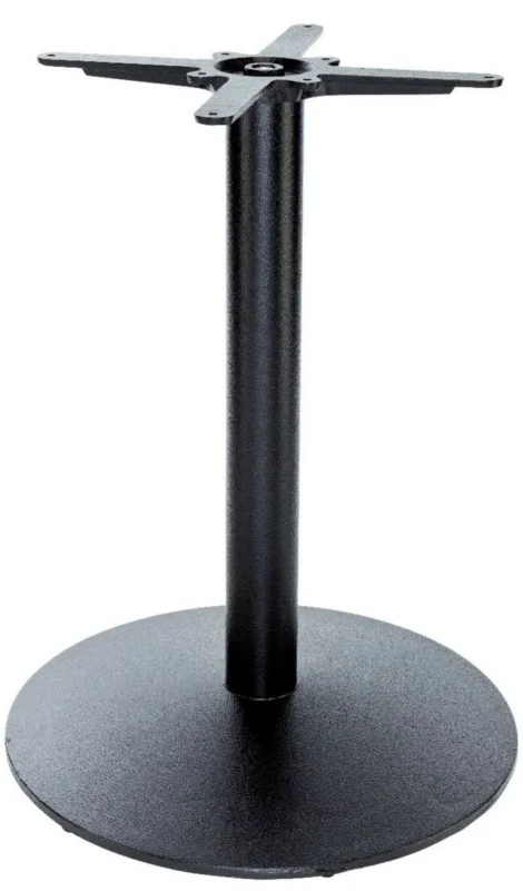 Pied de table noir Ø 55 cm 73 cm Rome Flexmob Paiement Sécurisé