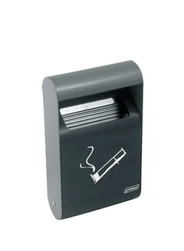 Cendrier mural acier 15,2x6,4x25,5 cm Probbax Meilleur Choix
