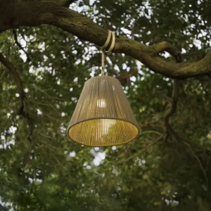 Abat-jour conique lin Ø 22,5 cm 35 cm Paranocta Prix Promo