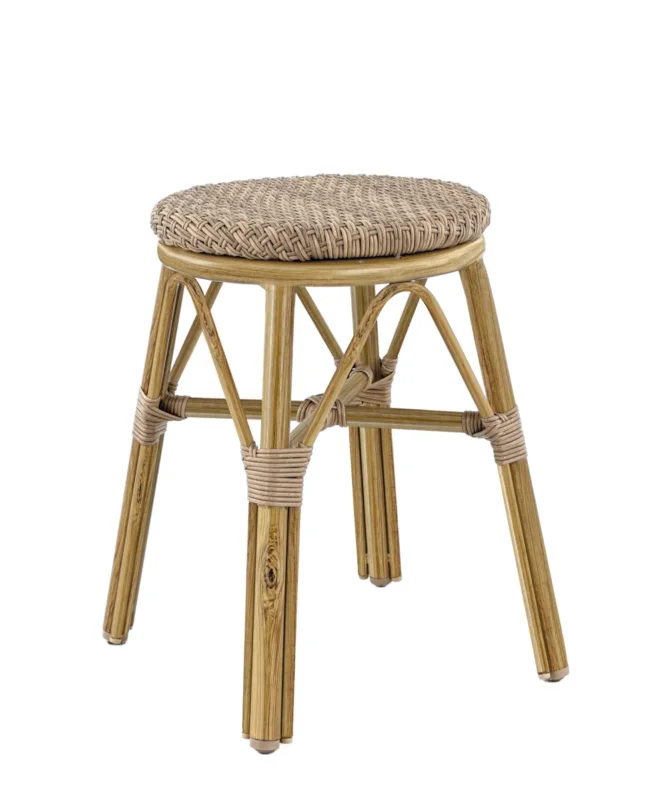 Offre Spéciale Tabouret de terrasse noisette Ø 36 cm 45 cm Brest Flexmob