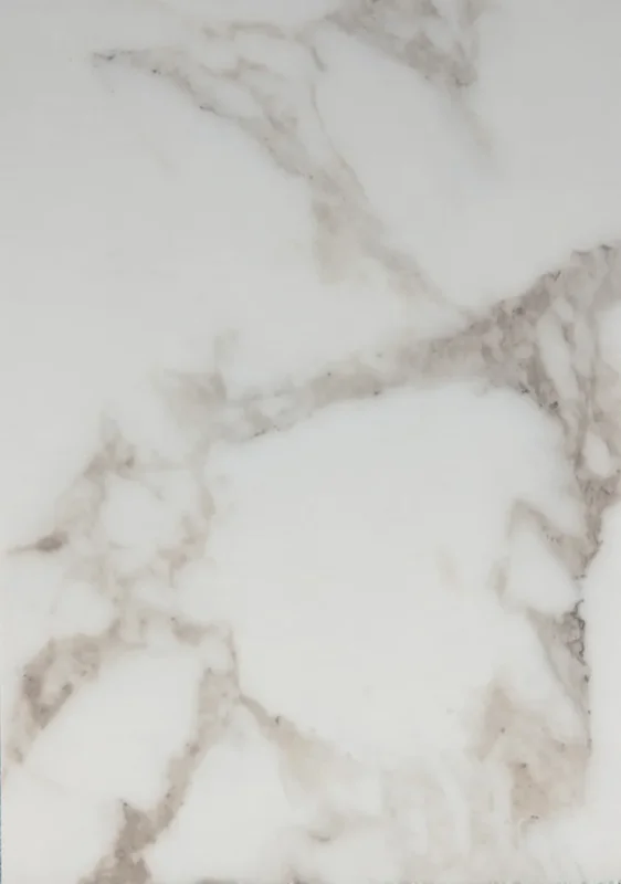 Retour Gratuit Plateau de table d'intérieur rectangulaire marbre blanc 60x70x2,4 cm Original Flexmob