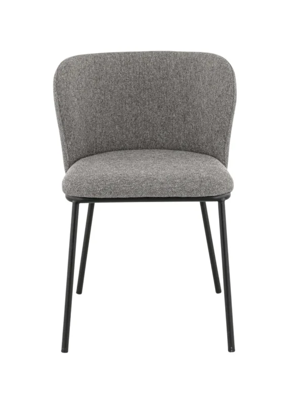 Satisfait Ou Remboursé Chaise d'intérieur gris 75x55x58 cm Melina Flexmob
