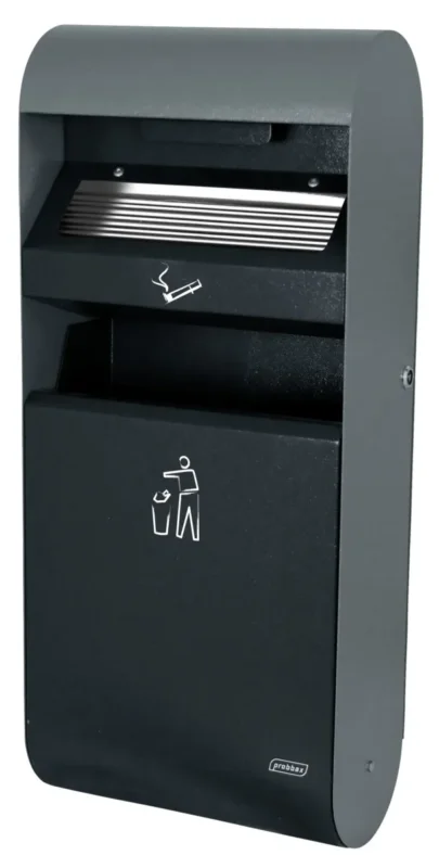 Cendrier mural acier 67x30x14 cm Probbax Meilleure Vente