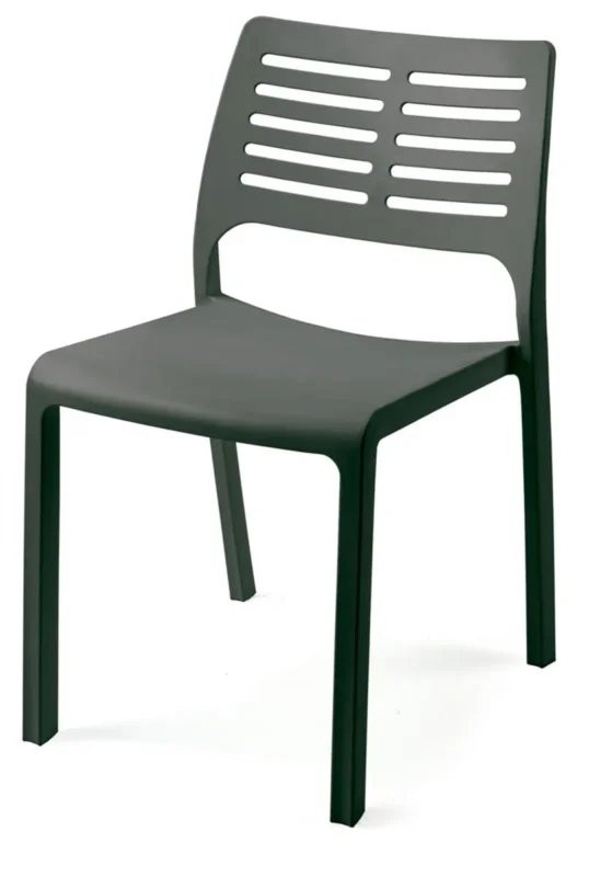 Chaise d'extérieur gris anthracite Satisfait Ou Remboursé