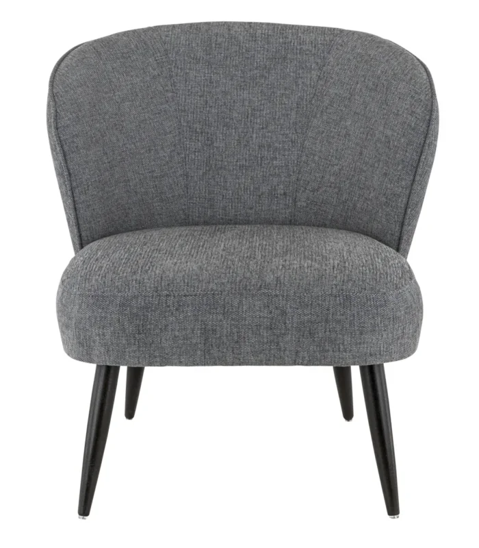 Expédition Rapide Fauteuil gris foncé 78x70x72 cm Eugenie Flexmob