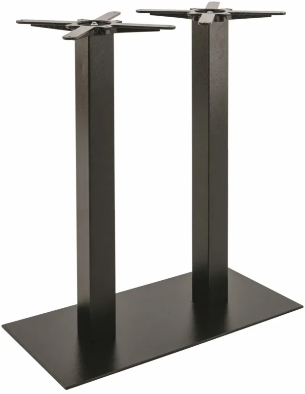 Offre Spéciale Pied de table bar noir mat 75x40x108 cm Prato Flexmob