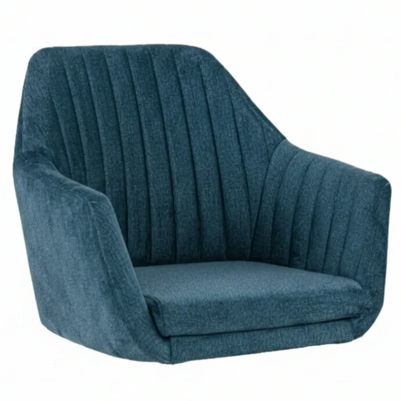 Assise de fauteuil bleu pétrole 47x63x59 cm Alfonse Flexmob Acheter En Ligne