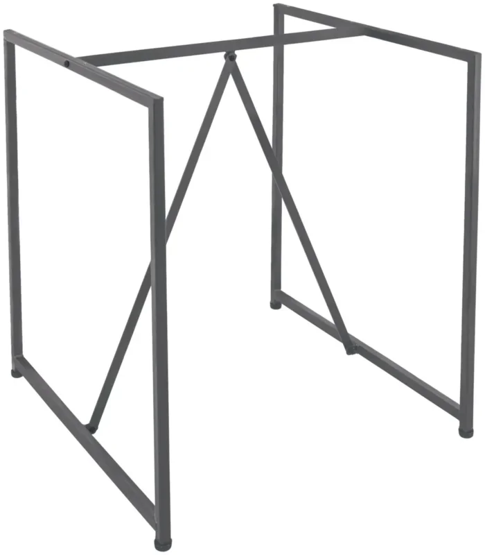 Pied de table gun metal 70x70x72 cm Factory Flexmob Réduction