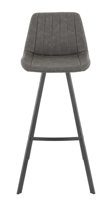 Super Prix Tabouret de bar d'intérieur gris anthracite 106x46x53 cm Kyle Flexmob