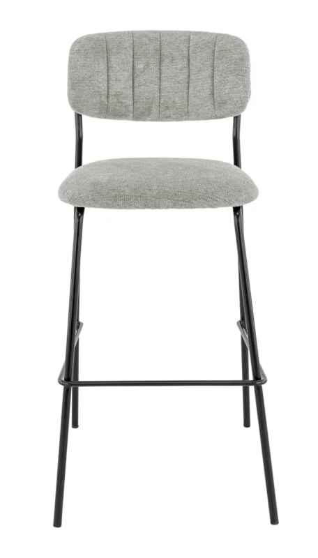 Dernière Chance Tabouret de bar d'intérieur gris clair 108x51x55 cm Auguste Flexmob