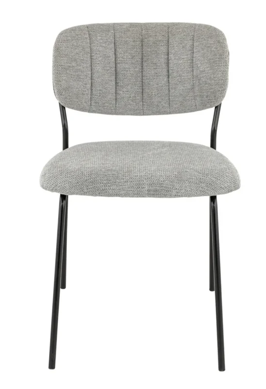 Chaise d'intérieur gris 74x49x57 cm Simone Flexmob Jusqu’à Épuisement Des Stocks