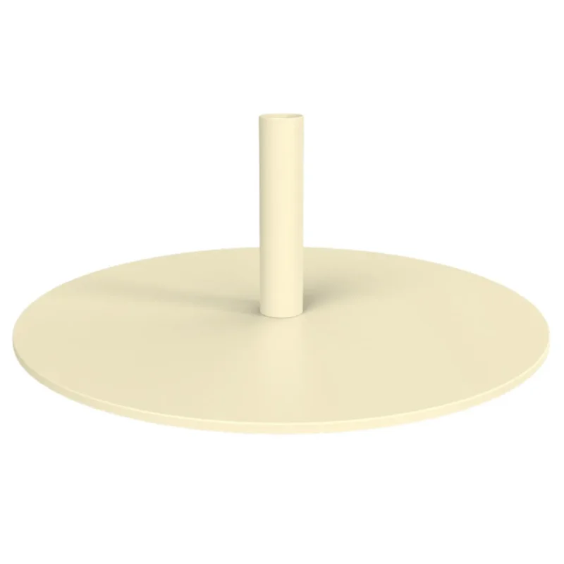 Dernière Chance Pied base pour lampadaire rond ivoire Ø 38 cm Paranocta
