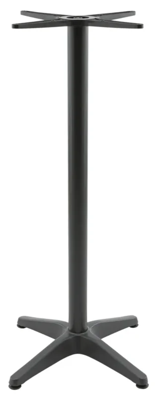 Offre Limitée Pied de table bar noir 63x63x108 cm Monza Flexmob