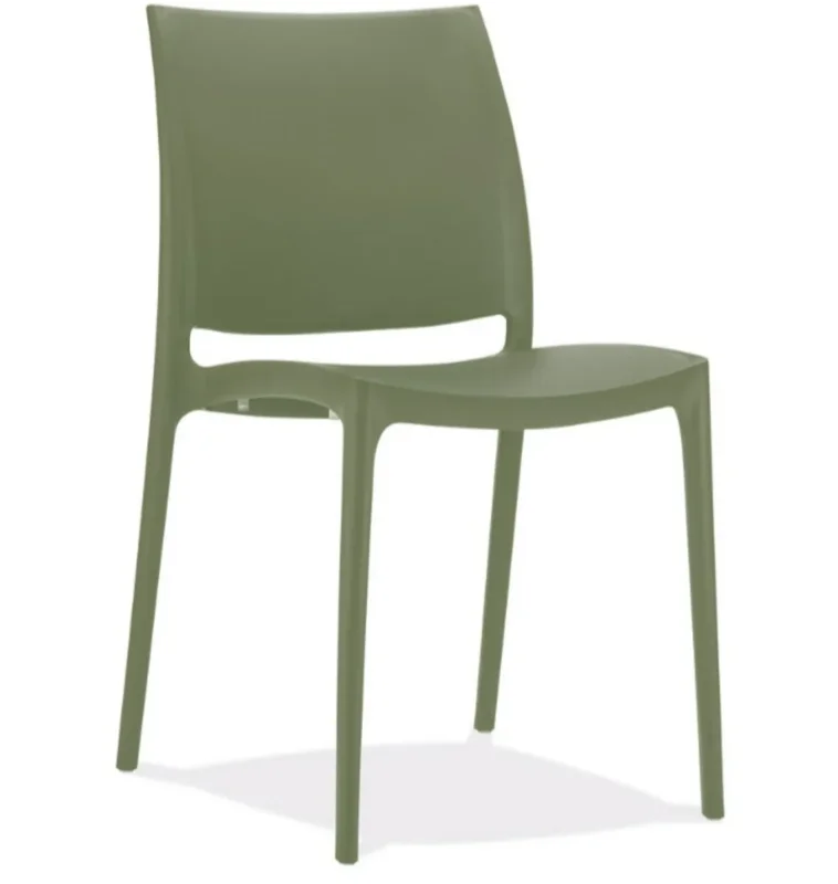 Chaise d''extérieur vert olive 81x44x50 cm Maya Flexmob Prix Choc