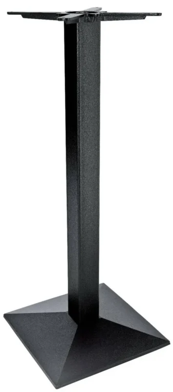 Pied de table bar noir 43x43x108 cm Rome Flexmob Haute Qualité