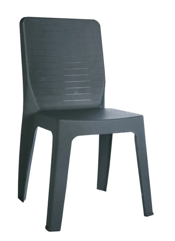 Nouveauté Chaise d'extérieur gris anthracite