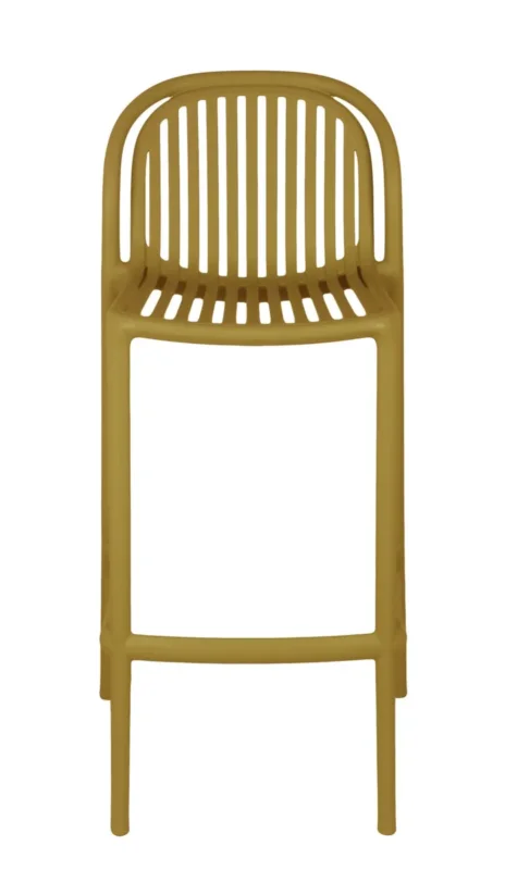 Tabouret de bar de terrasse jaune 104x52x49 cm Oman Flexmob Nouvel Arrivage