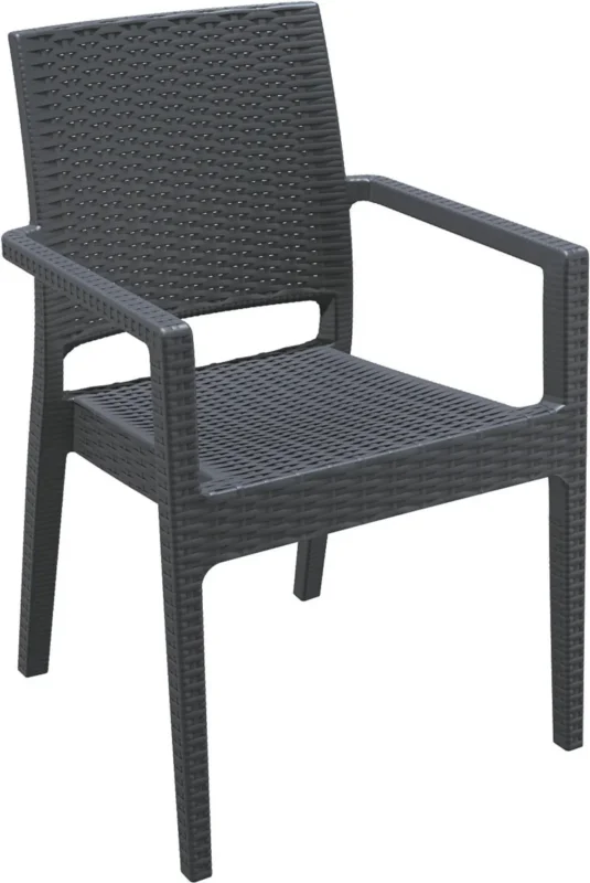 Prix Promo Fauteuil de terrasse gris 87x58x59 cm Jamaica Flexmob